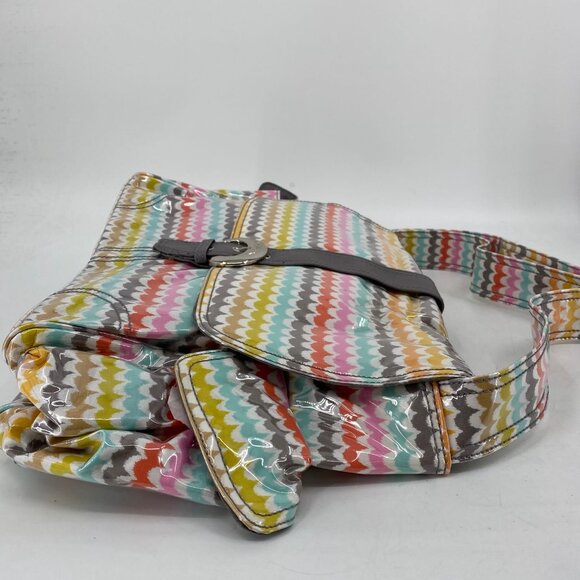Kalencom New Orleans Colorful Extra Large Diaper Bag | Buckle Closure - Picture 4 of 7